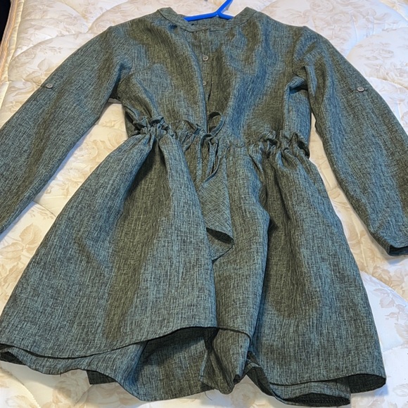 Unbranded green flay mini dress. US 6. - Picture 7 of 9